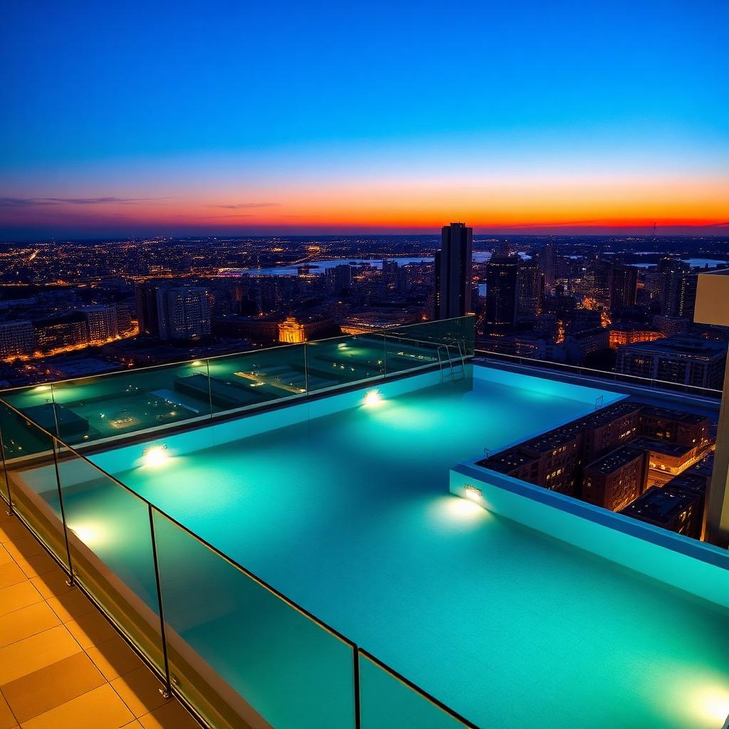 Piscina no Rooftop